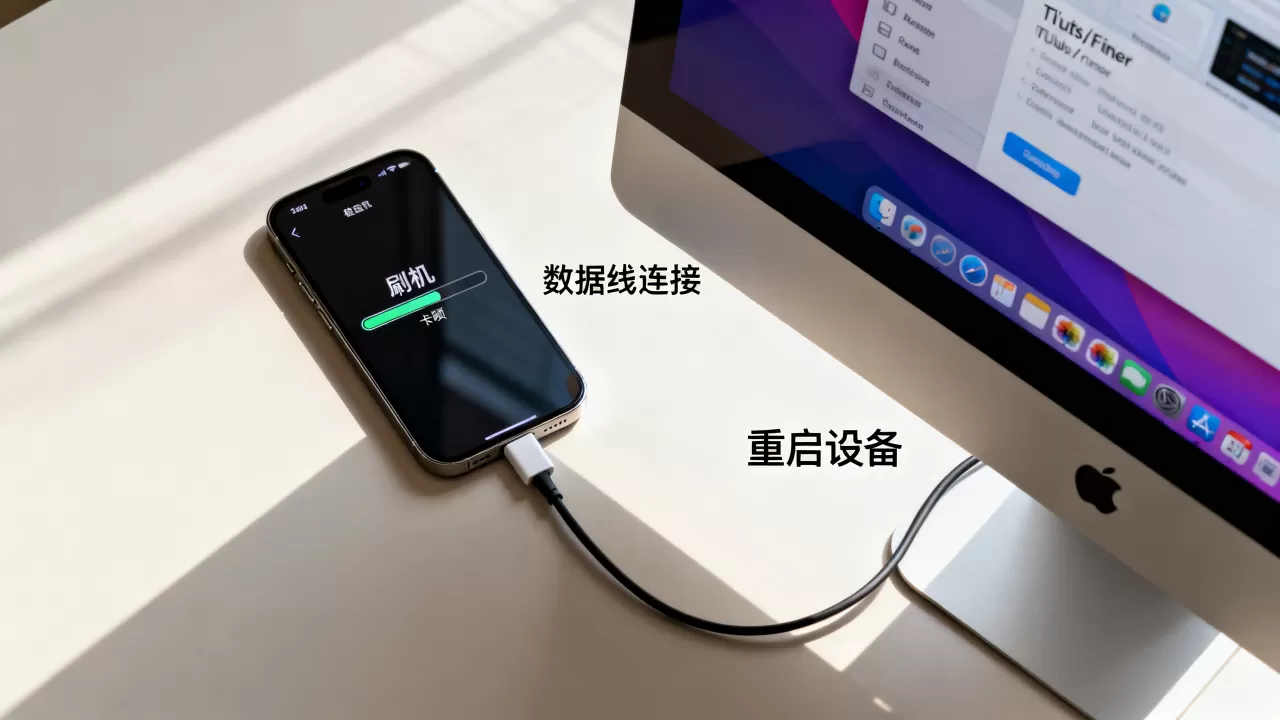 iOS刷机卡住了怎么办,iOS刷机卡顿怎么解决 iOS刷机卡住了怎么办,iOS刷机卡顿怎么解决