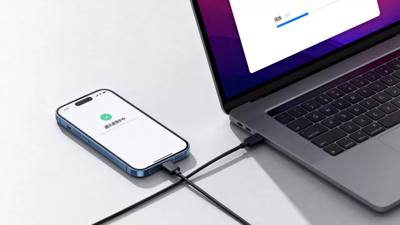 iPhone通讯录如何同步到Mac？，同步方法
