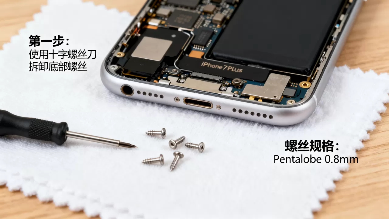 iPhone7plus螺丝怎么拆？iPhone7plus螺丝什么规格？