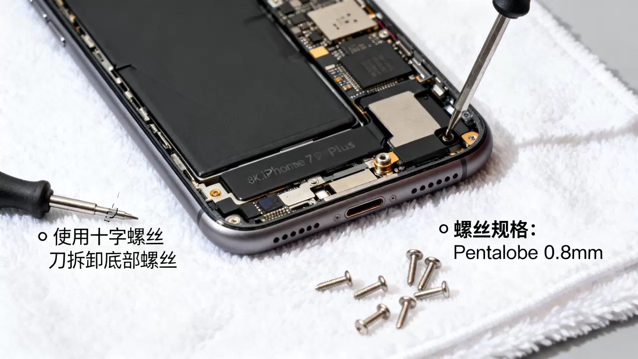 iPhone7plus螺丝怎么拆？iPhone7plus螺丝什么规格？