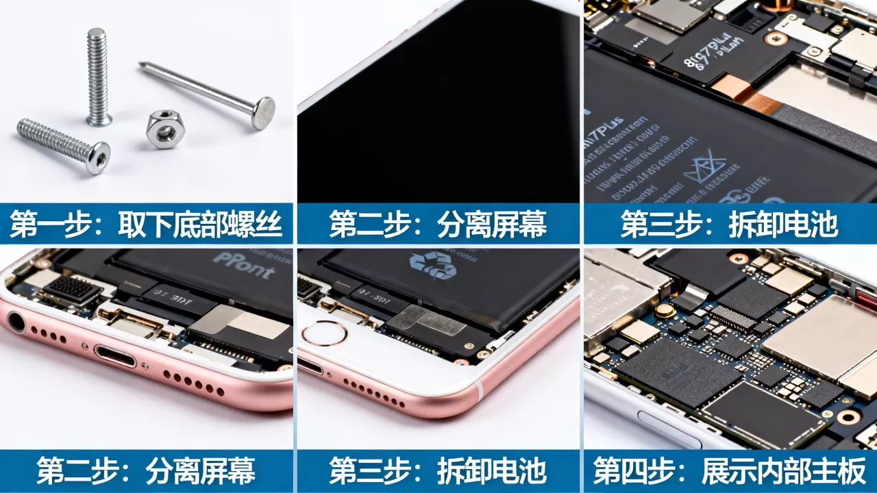 iPhone7plus怎么拆解，拆解步骤有哪些