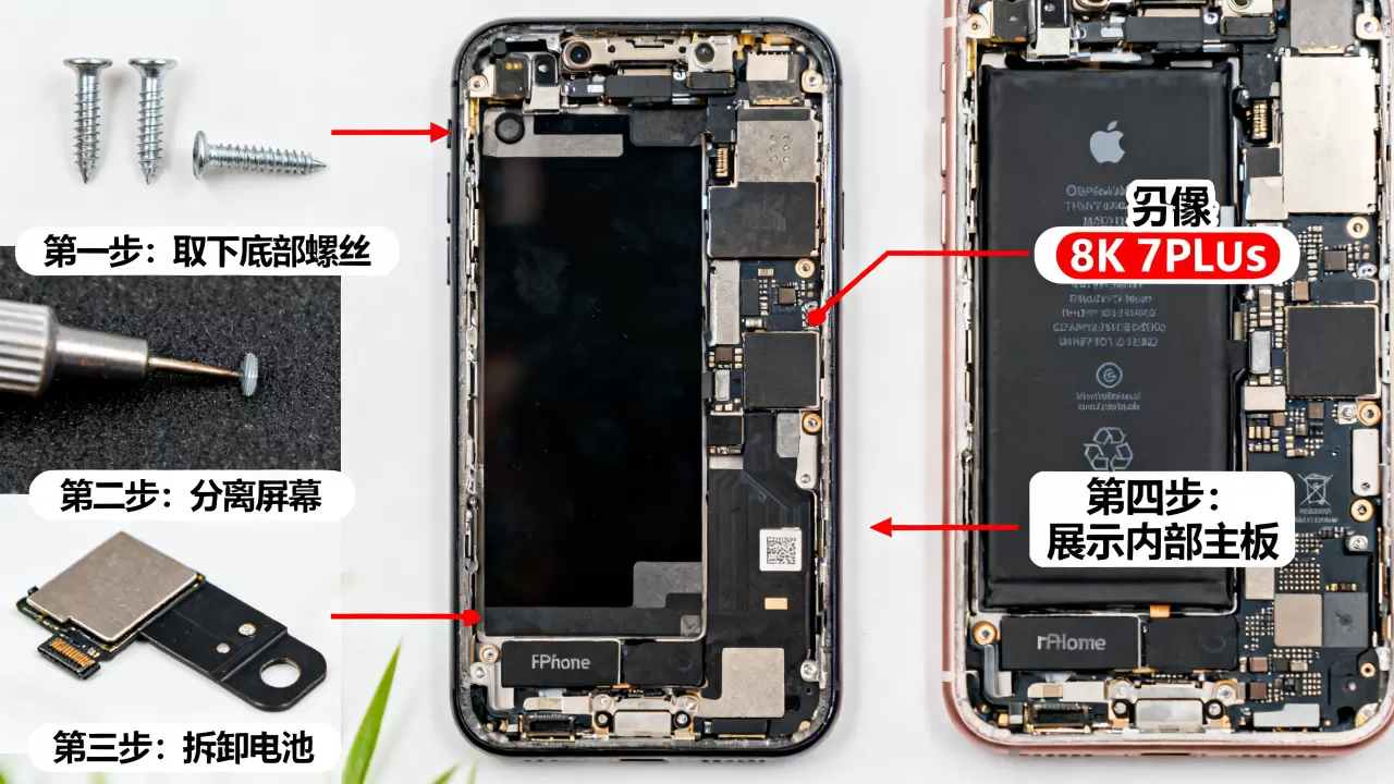 iPhone7plus怎么拆解，拆解步骤有哪些