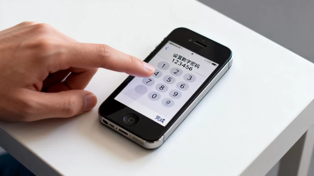 iphone4s数字怎么设置，数字密码设置方法