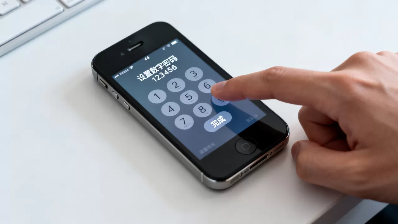 iphone4s数字怎么设置，数字密码设置方法