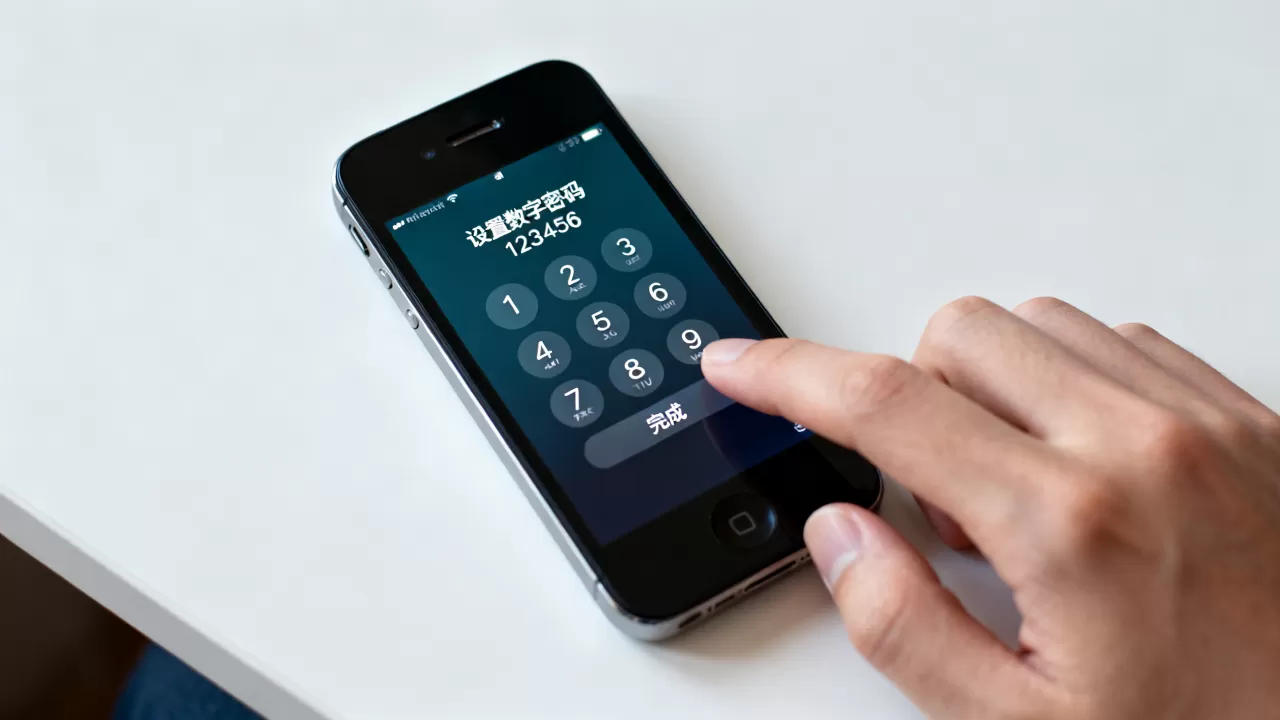 iphone4s数字怎么设置，数字密码设置方法