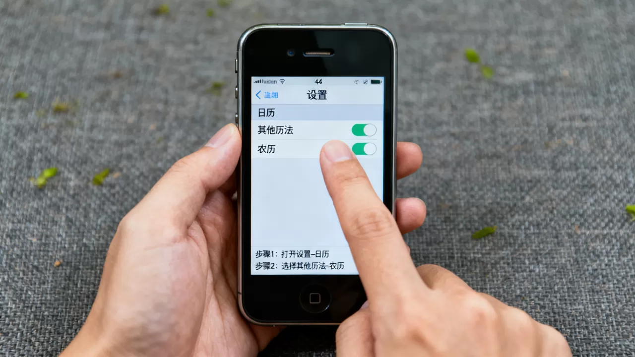 iphone4s农历怎么设置，iphone4s农历如何显示