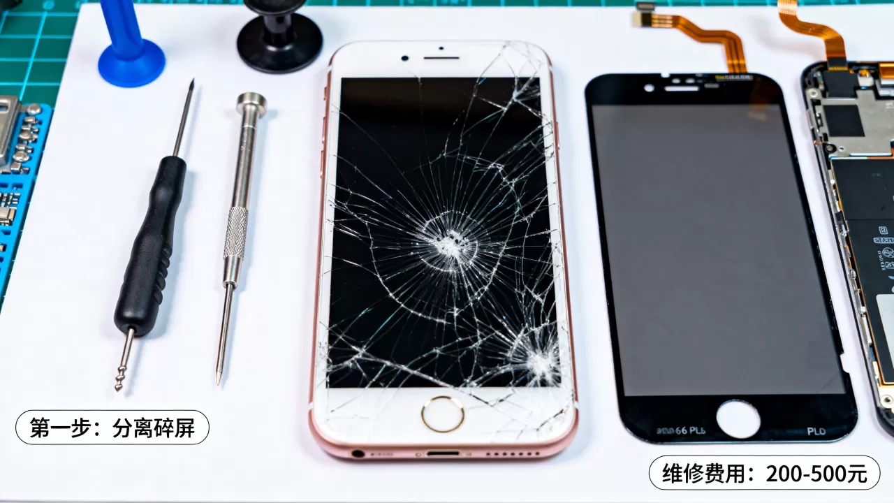 iPhone6 Plus屏幕碎了怎么修复？，碎屏修复多少钱