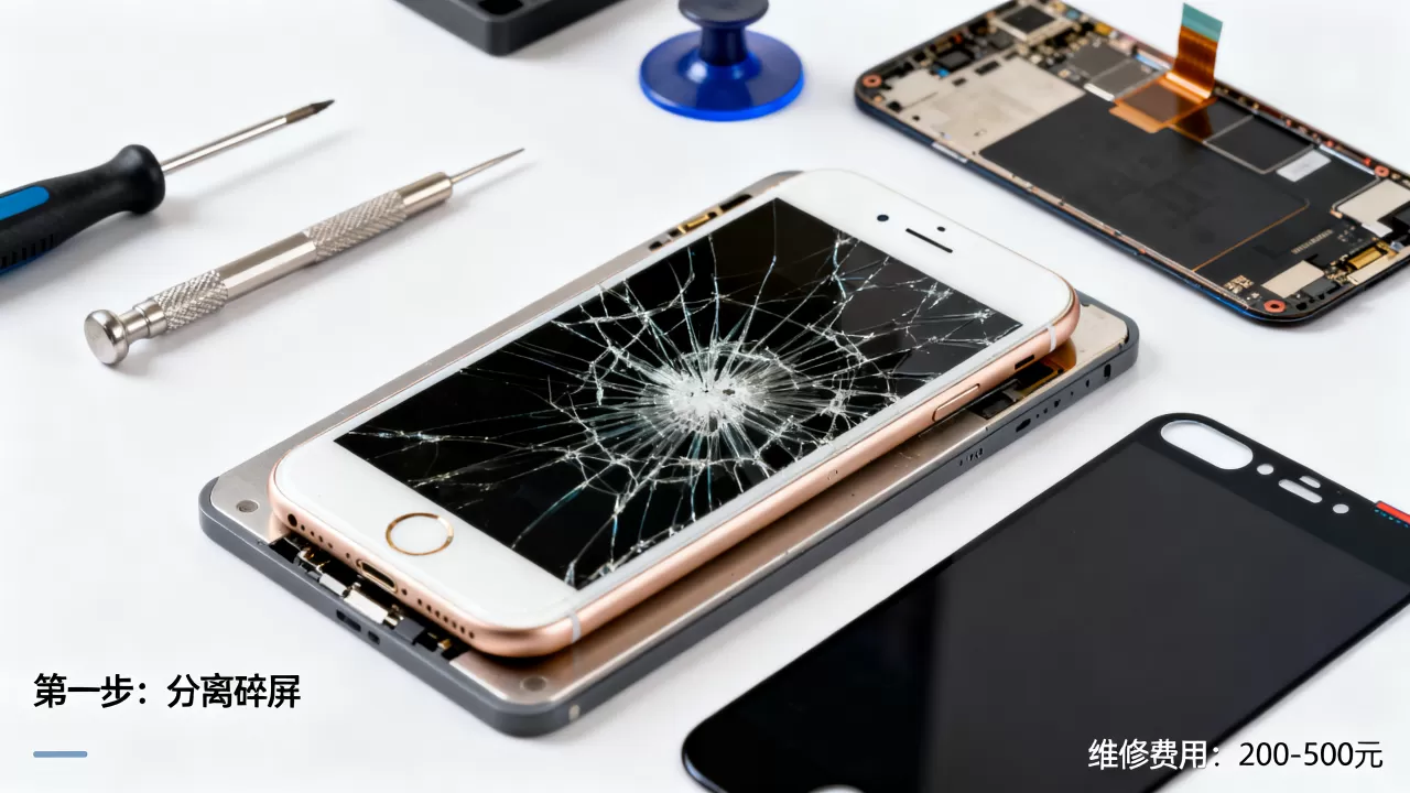 iPhone6 Plus屏幕碎了怎么修复？，碎屏修复多少钱