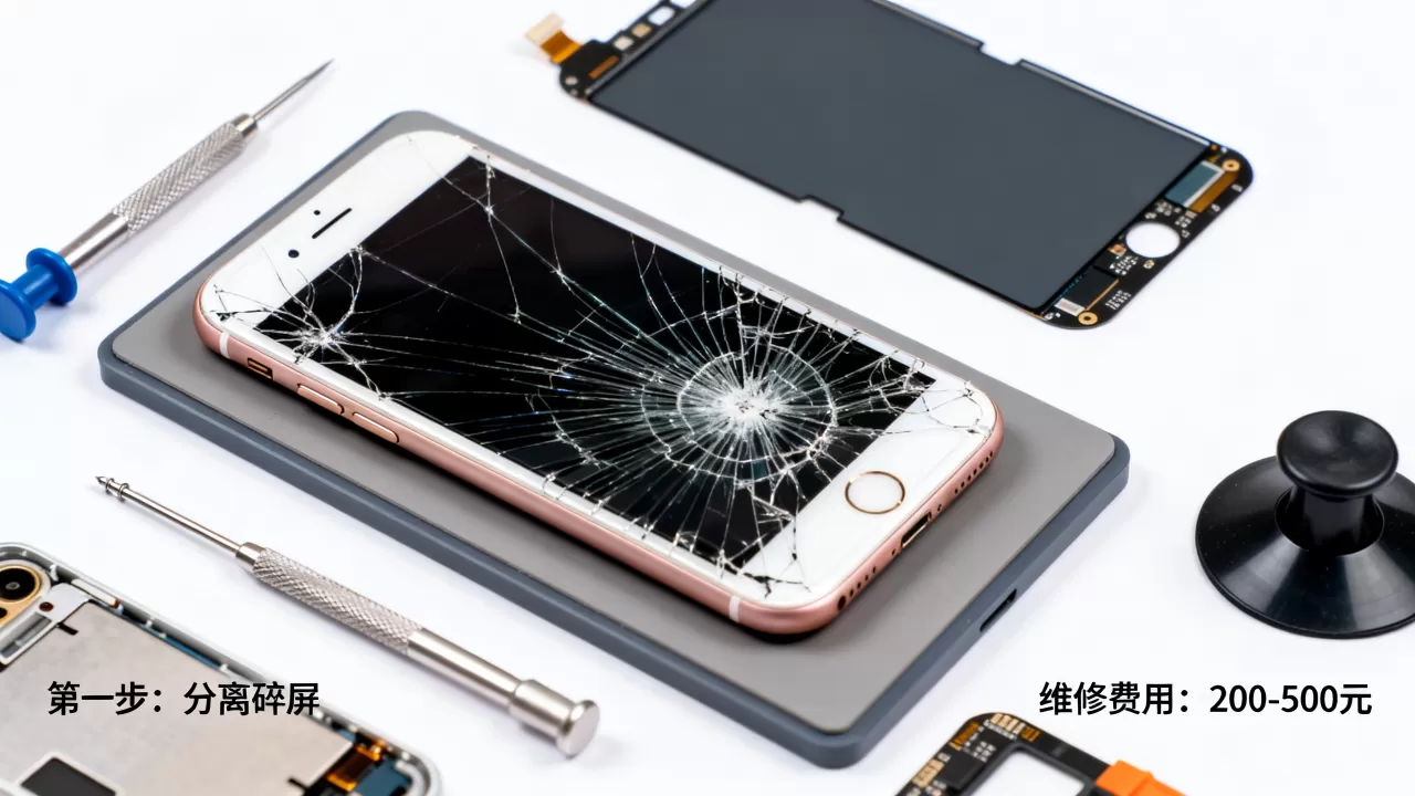 iPhone6 Plus屏幕碎了怎么修复？，碎屏修复多少钱