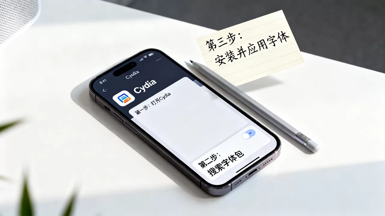 iPhone越狱怎么换字体？，iPhone越狱后如何更换字体