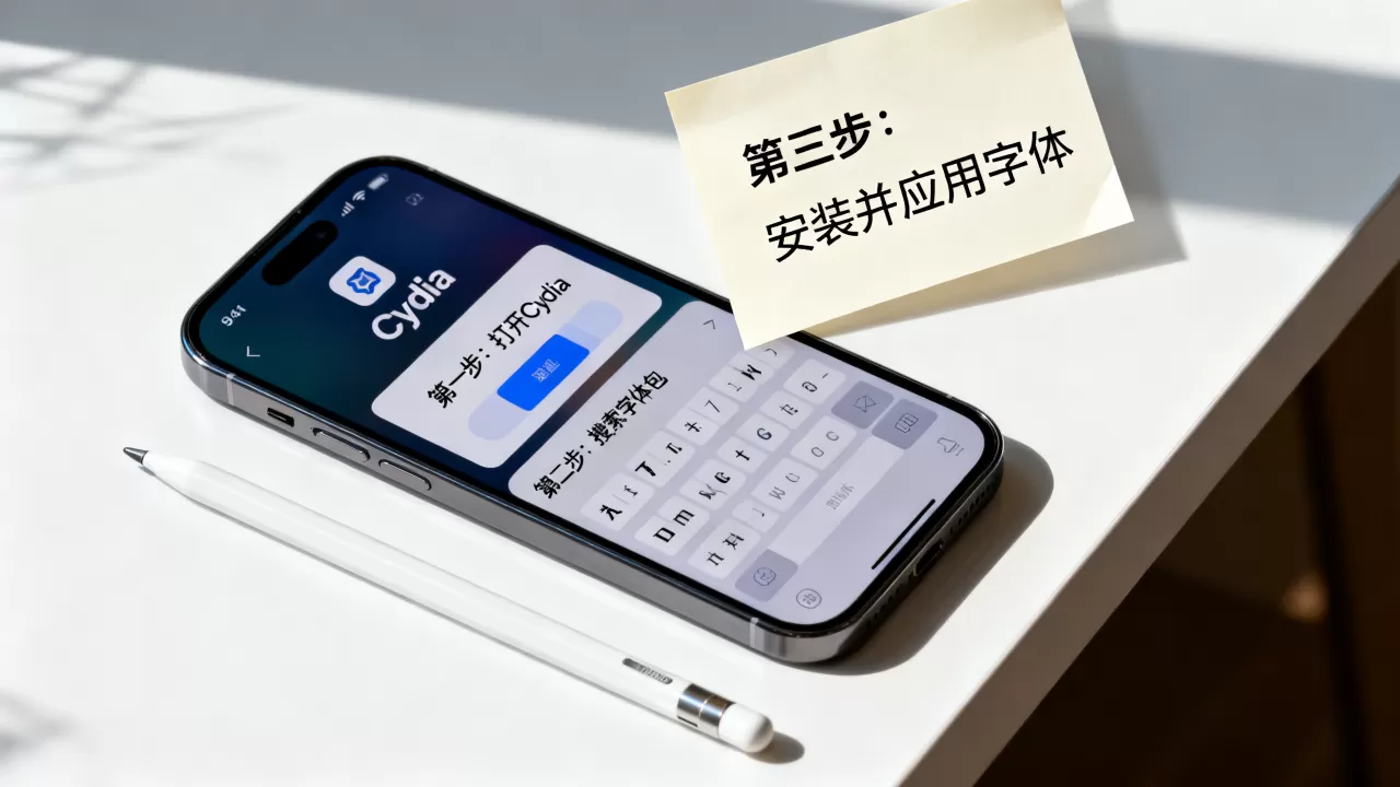 iPhone越狱怎么换字体？，iPhone越狱后如何更换字体