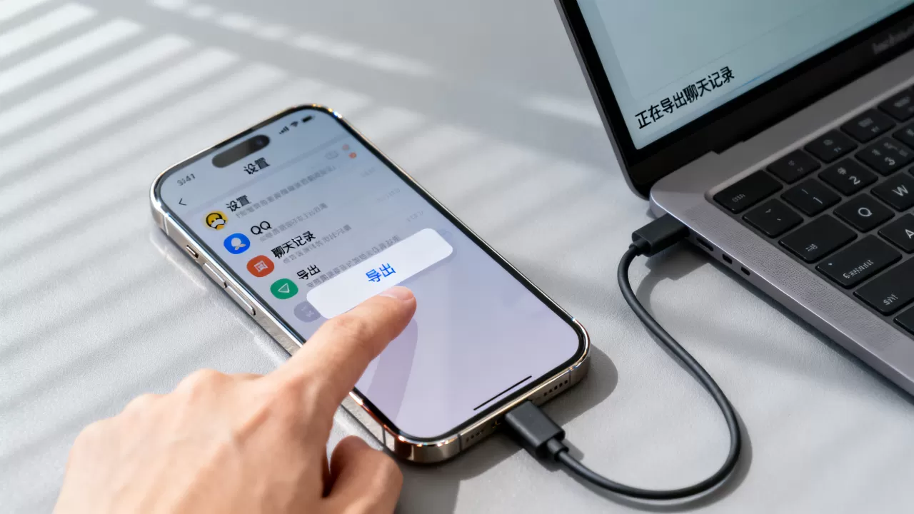 如何导出iPhone手机QQ聊天记录？，iphone手机qq记录导出
