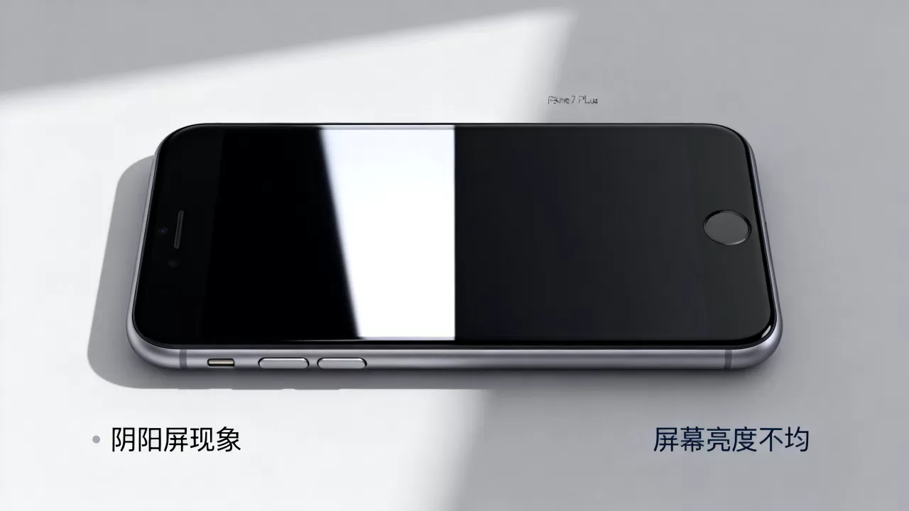 iphone 7 plus 阴阳屏问题怎么解决？，iphone 7 plus 阴阳屏是什么原因引起的