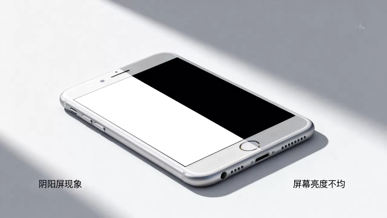 iphone 7 plus 阴阳屏问题怎么解决？，iphone 7 plus 阴阳屏是什么原因引起的