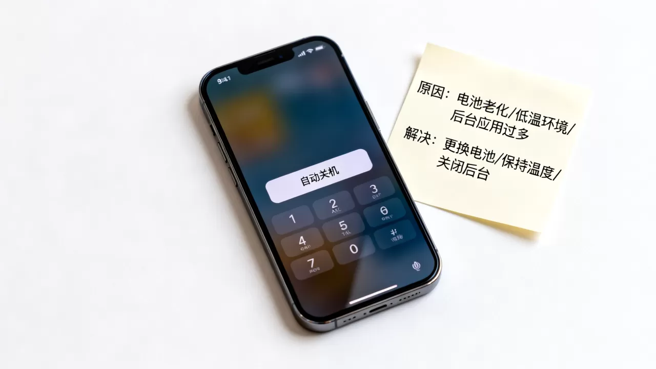 iPhone没电自动关机是什么原因，怎么解决？