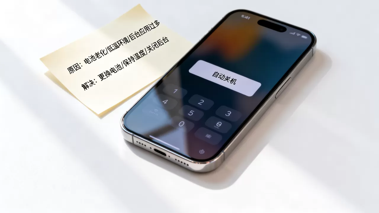 iPhone没电自动关机是什么原因，怎么解决？
