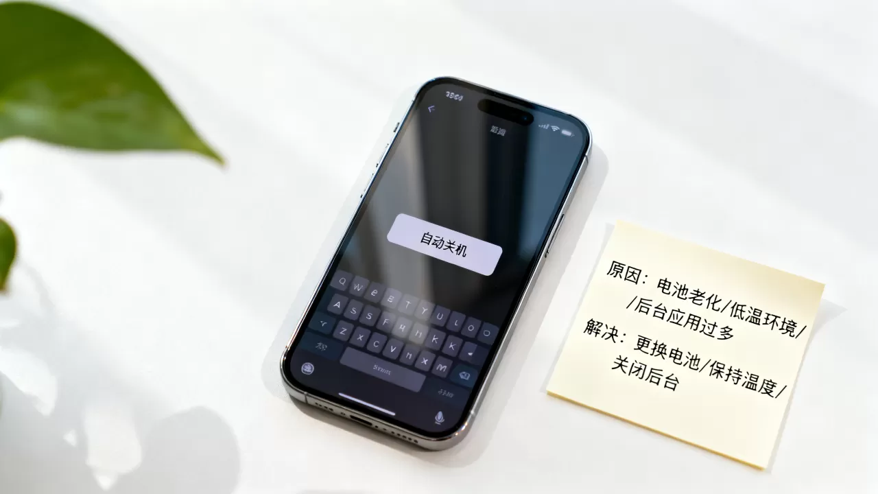 iPhone没电自动关机是什么原因，怎么解决？