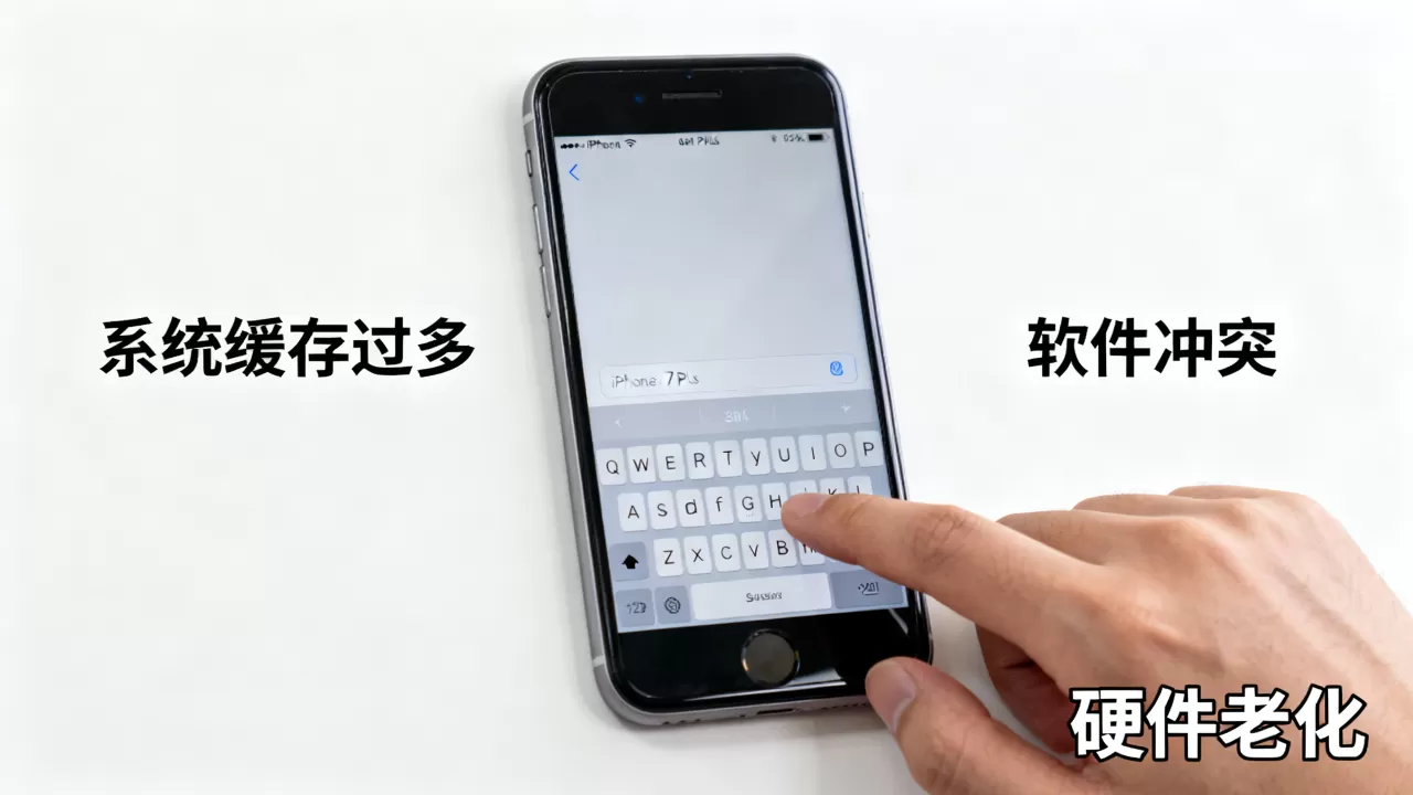 iPhone7Plus打字时经常卡顿怎么办？iPhone7Plus打字延迟的原因是什么