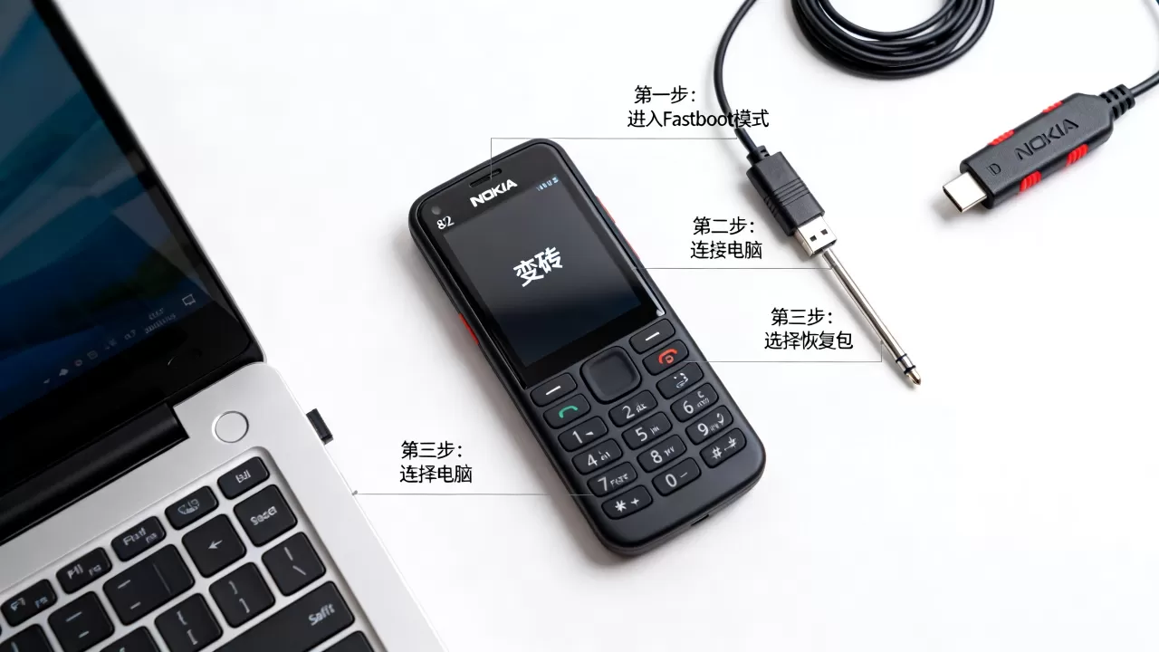 诺基亚822刷机失败变砖怎么办，刷机教程，手机恢复