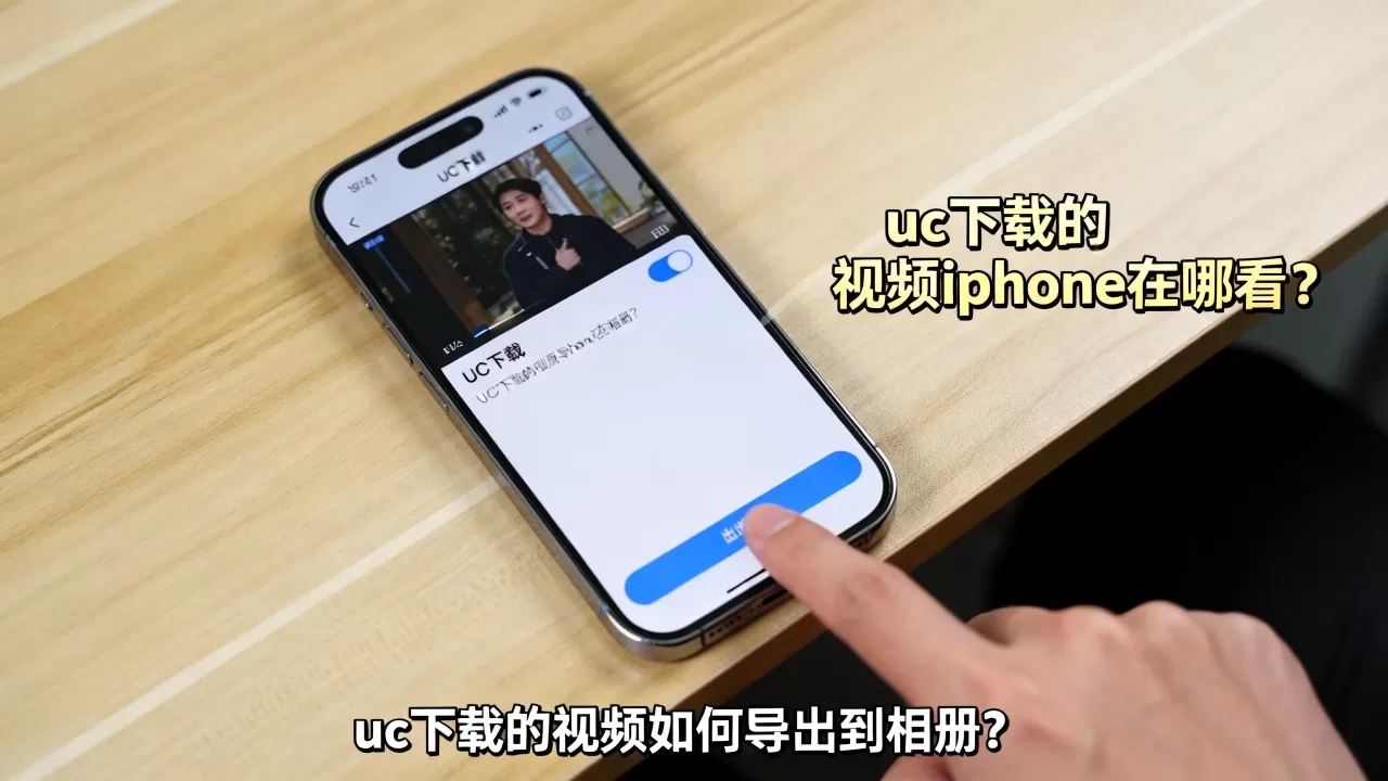 uc下载的视频iphone在哪看？，uc下载的视频如何导出到相册？