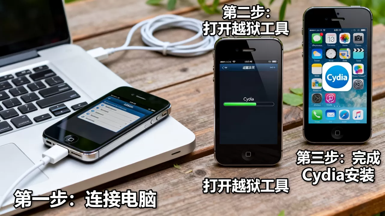 iPhone4越狱后Cydia怎么安装,越狱详细教程 iPhone4越狱后Cydia怎么安装,越狱详细教程