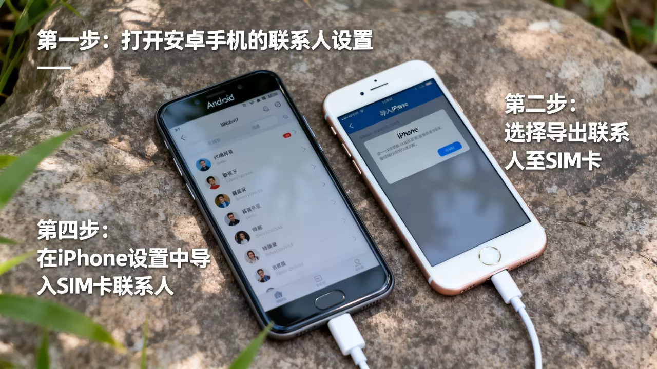 怎么把电话导入iphone，如何从安卓导入联系人到iphone？