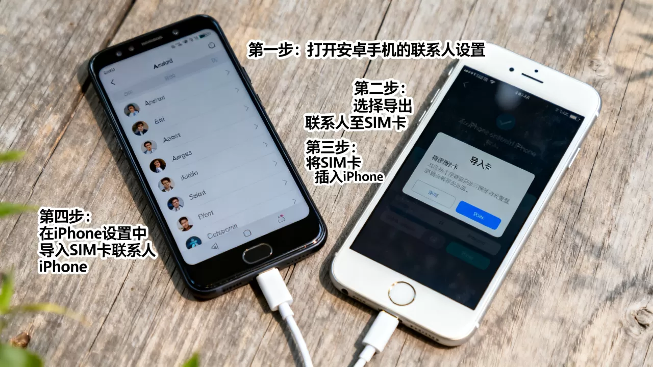 怎么把电话导入iphone，如何从安卓导入联系人到iphone？