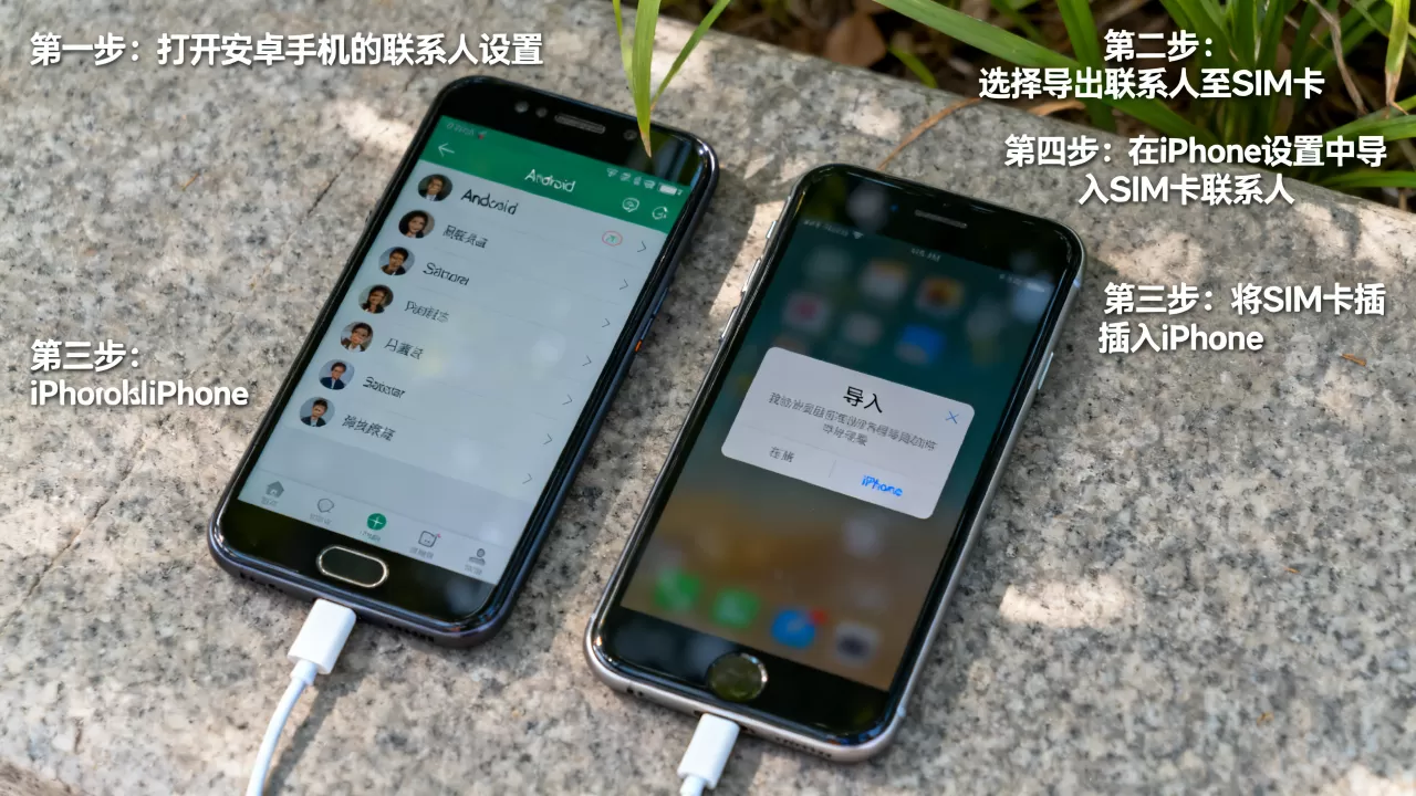 怎么把电话导入iphone，如何从安卓导入联系人到iphone？