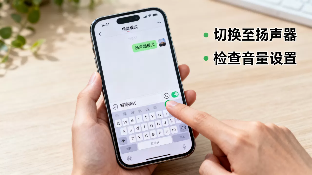 iPhone微信听筒模式怎么切换成扬声器?听筒模式没声音怎么办 iPhone微信听筒模式怎么切换成扬声器?听筒模式没声音怎么办