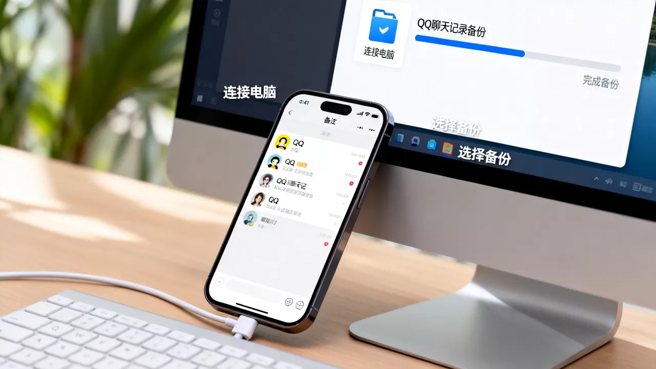 iPhone QQ聊天记录怎么备份到电脑,备份方法有哪些 iPhone QQ聊天记录怎么备份到电脑,备份方法有哪些