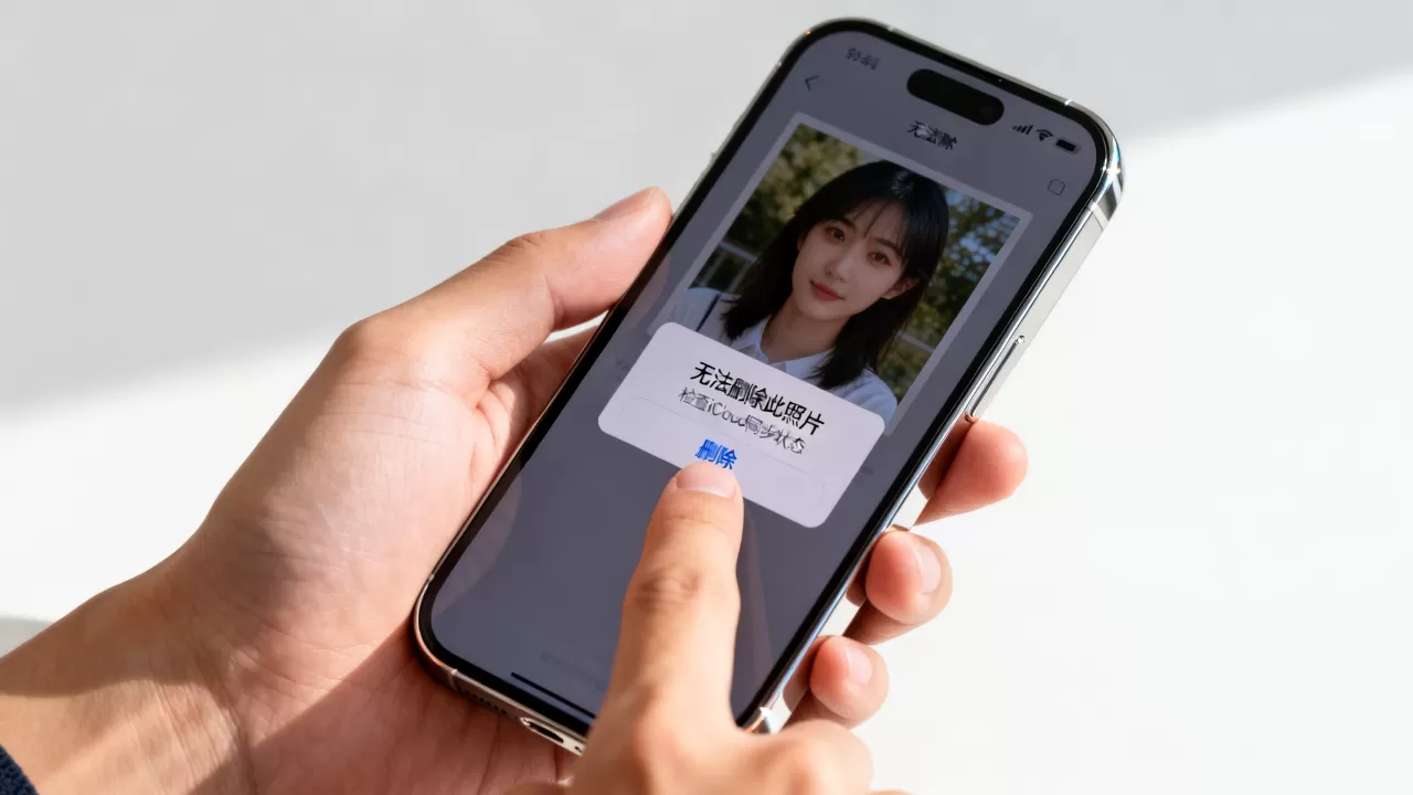 iphone删除不了照片怎么办，iphone照片删除不了原因
