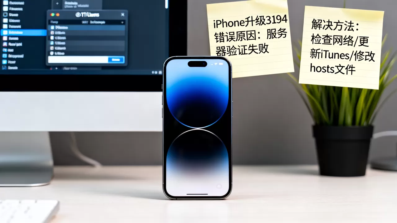 iPhone升级3194错误怎么解决，iPhone升级3194错误是什么原因
