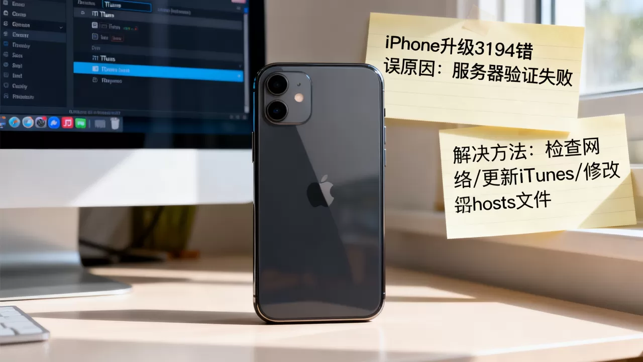 iPhone升级3194错误怎么解决，iPhone升级3194错误是什么原因