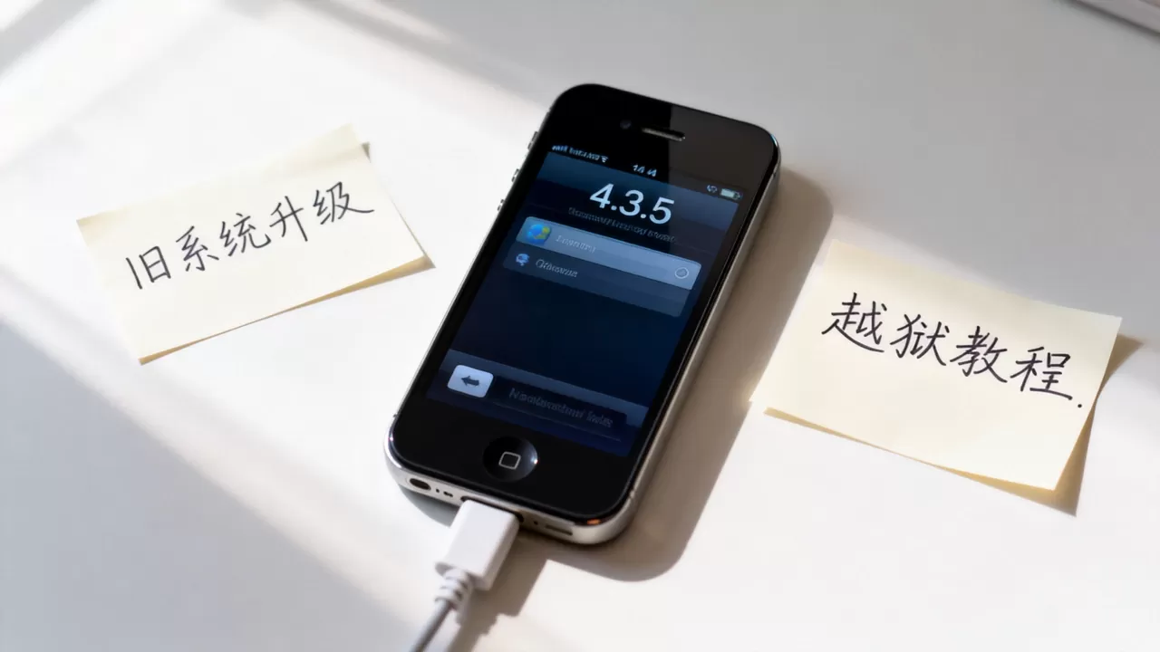 iPhone4 4.3.5还能用吗，越狱教程，旧系统怎么升级