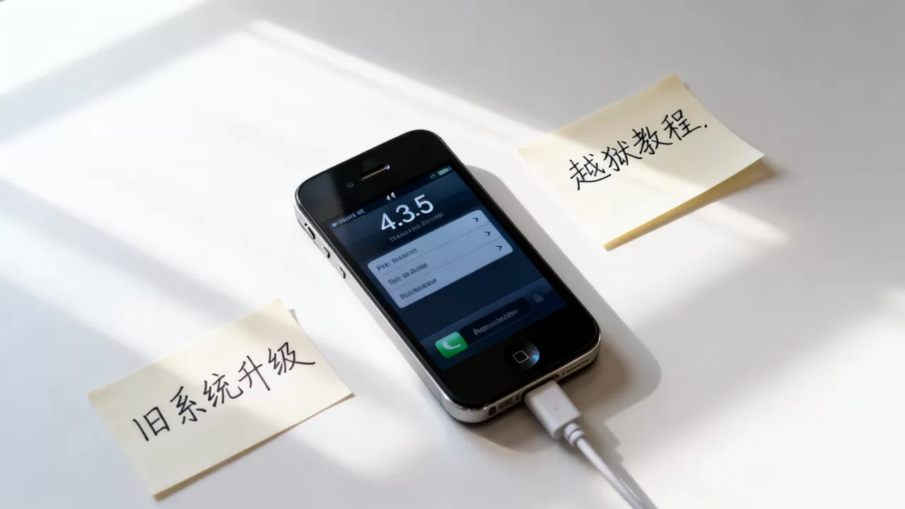 iPhone4 4.3.5还能用吗，越狱教程，旧系统怎么升级