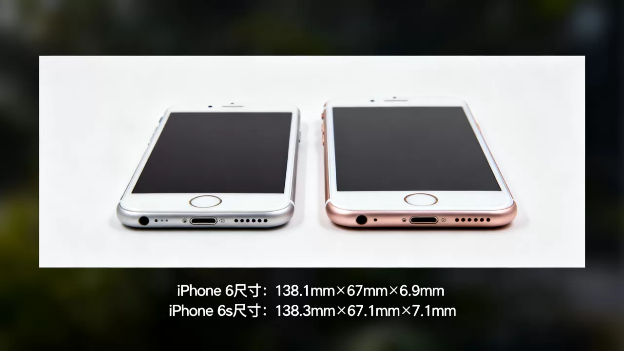 iphone6s比iphone6大吗，6s和6尺寸哪个大