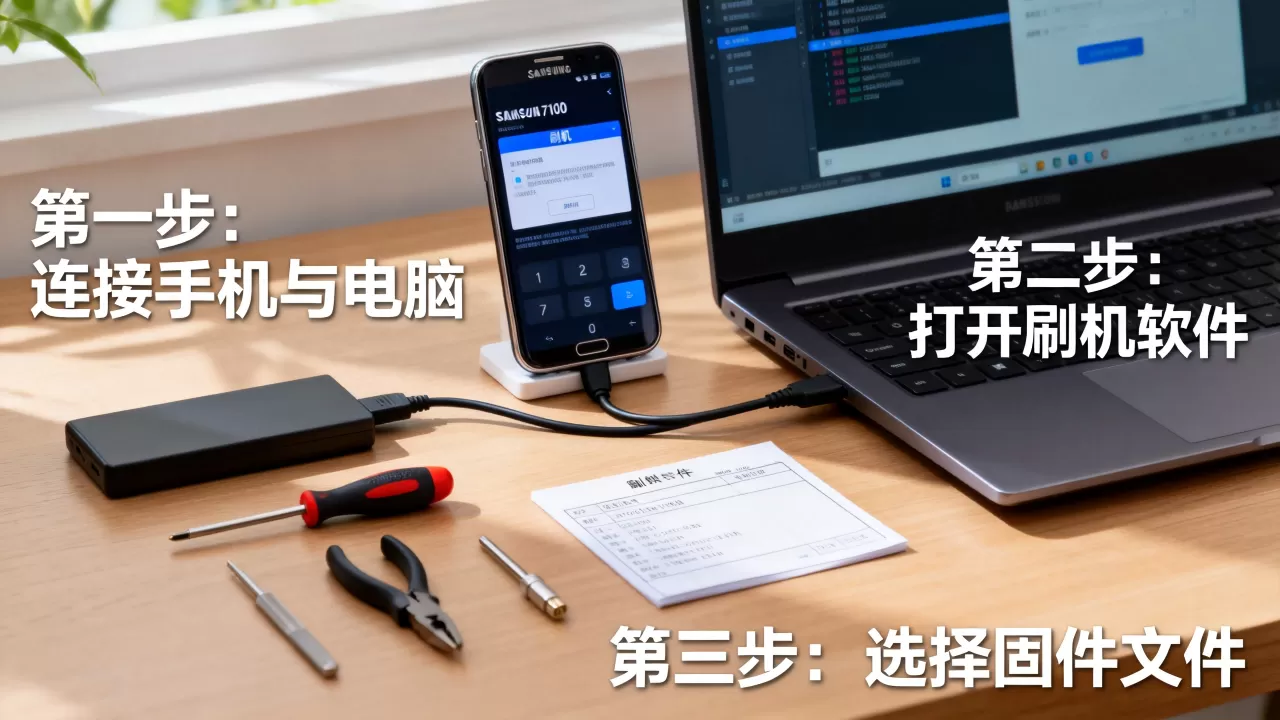 三星7100刷机教程怎么做？，三星7100刷机步骤有哪些