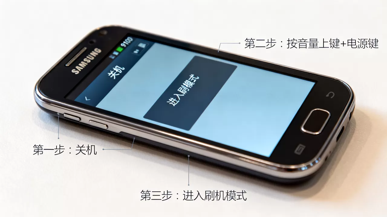 三星9100怎么进入刷机模式，三星9100刷机模式怎么设置
