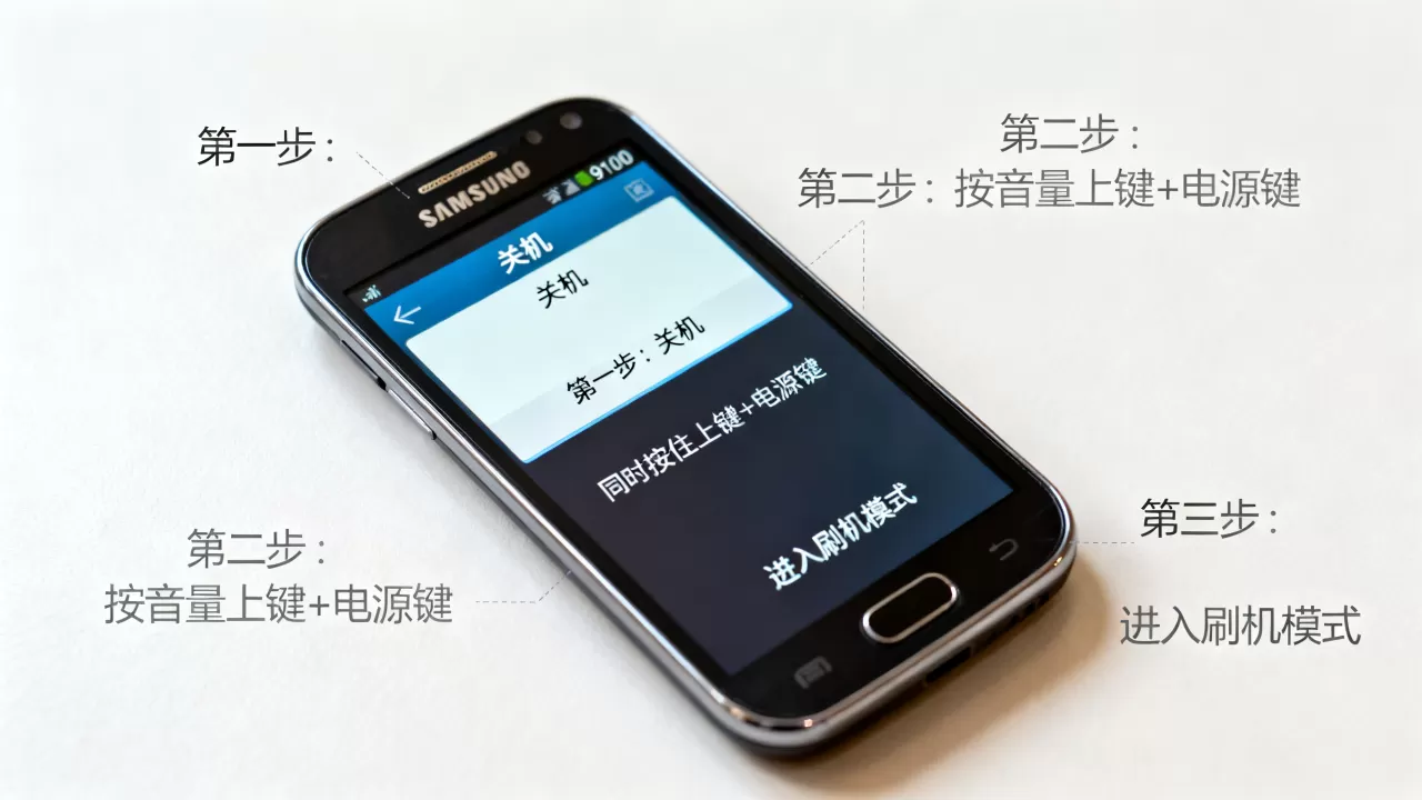 三星9100怎么进入刷机模式，三星9100刷机模式怎么设置