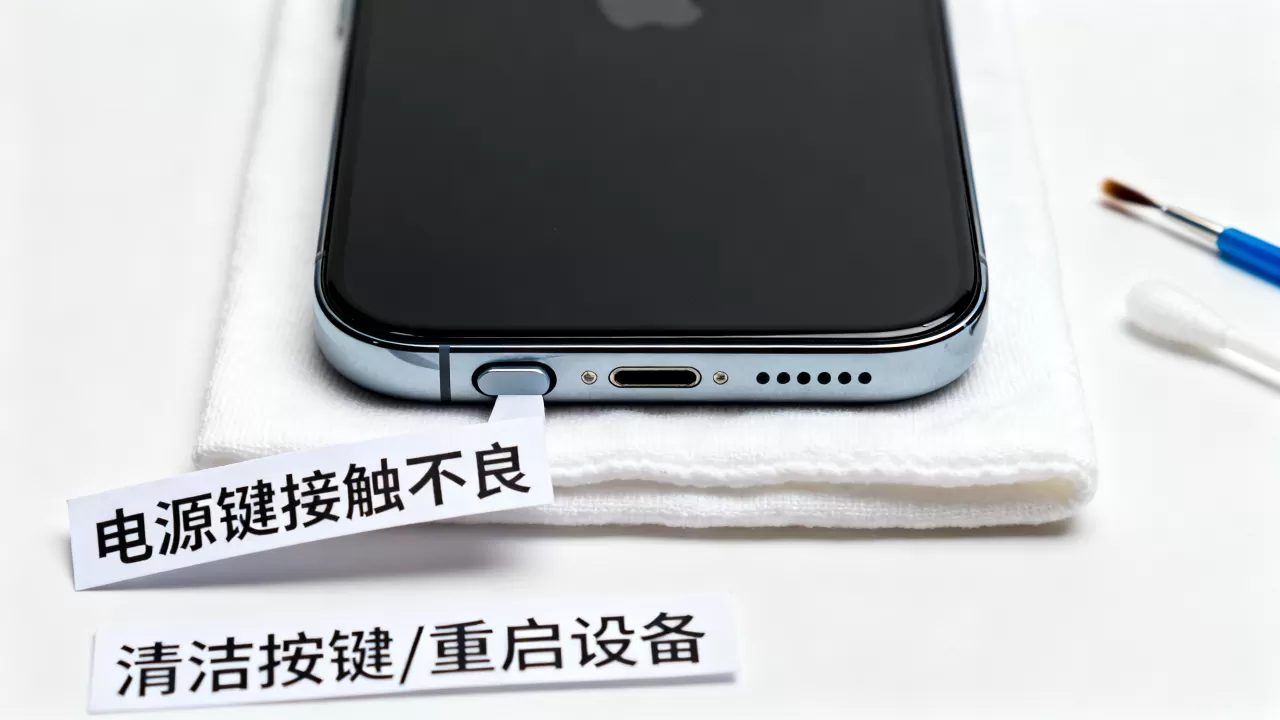 iPhone电源键音量键没反应是什么原因？，怎么解决？