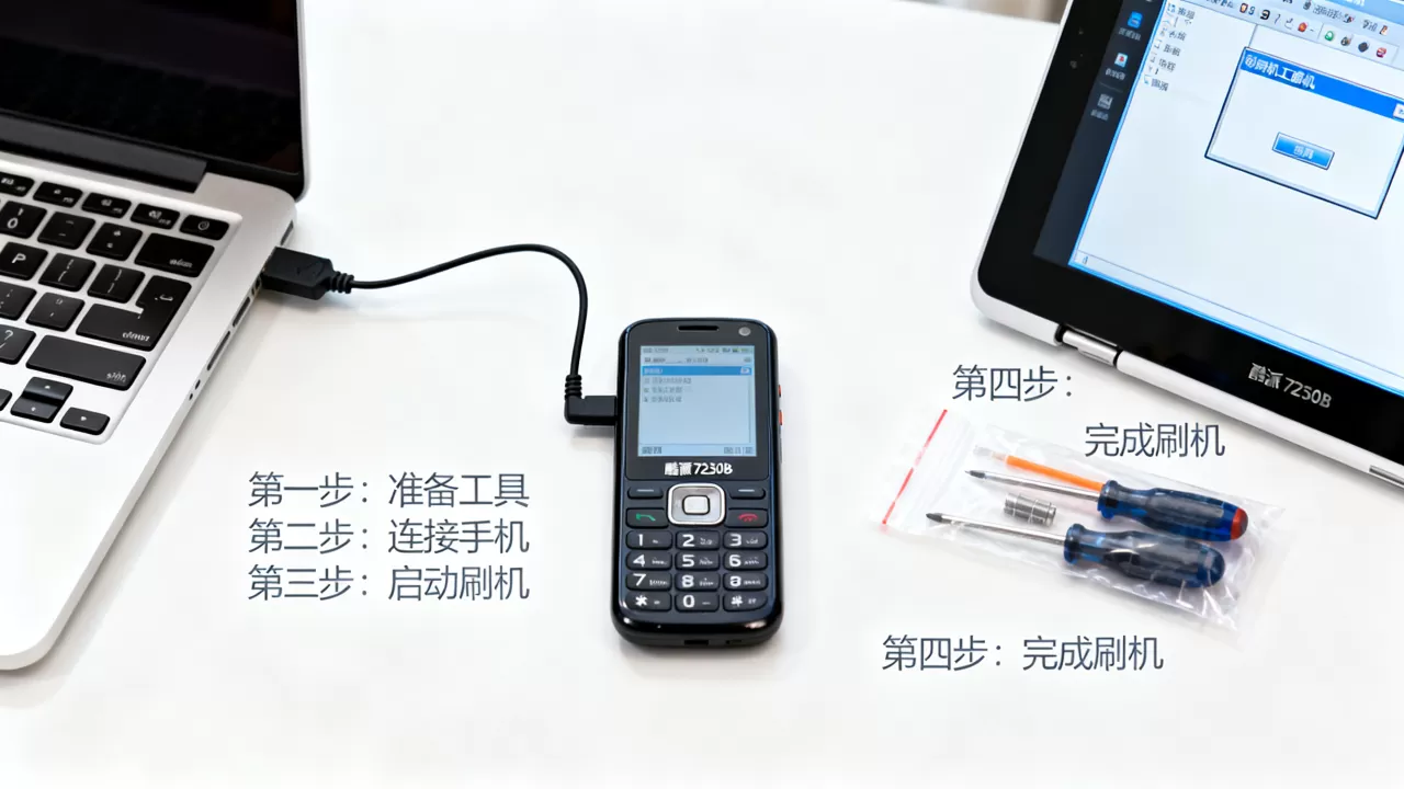 酷派7230b怎么刷机？，酷派7230b刷机步骤是什么？