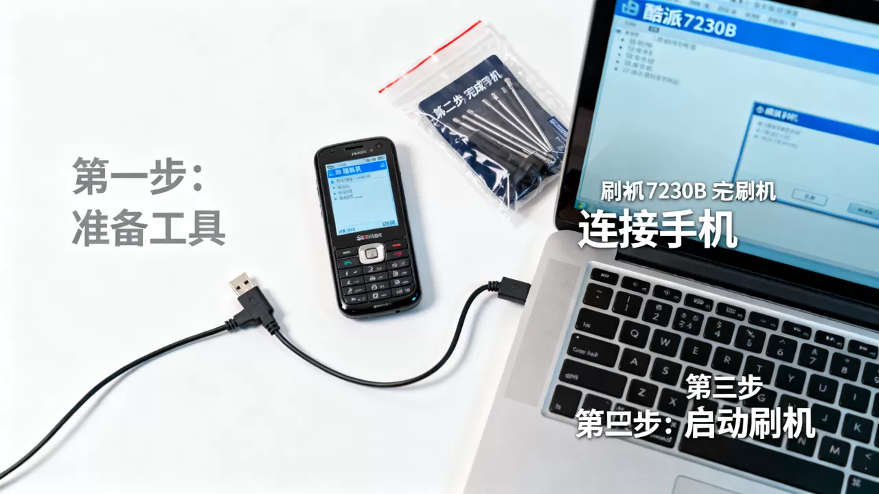 酷派7230b怎么刷机？，酷派7230b刷机步骤是什么？