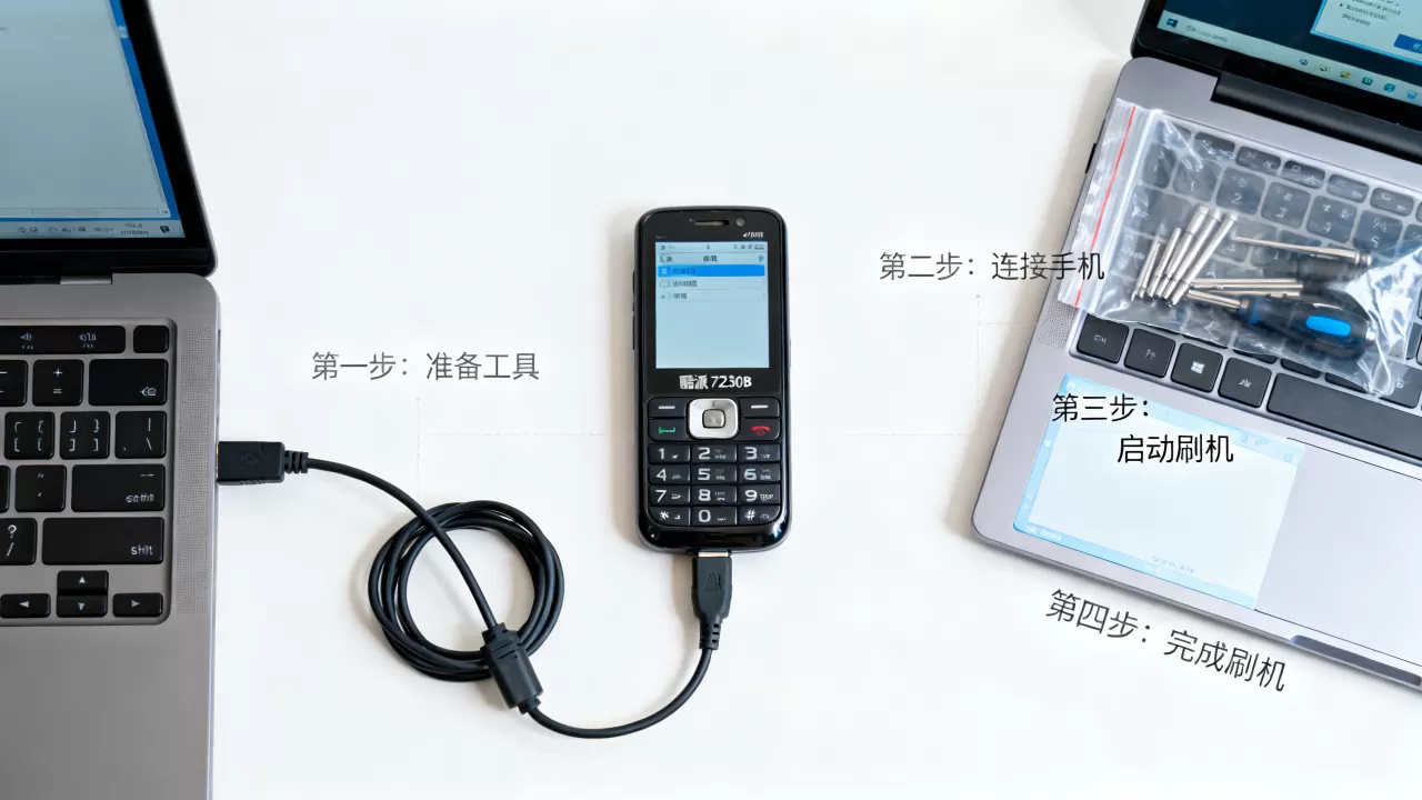酷派7230b怎么刷机？，酷派7230b刷机步骤是什么？