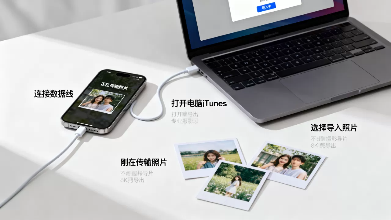 iphone里的照片怎么传到电脑里，iphone照片导出电脑最简单方法