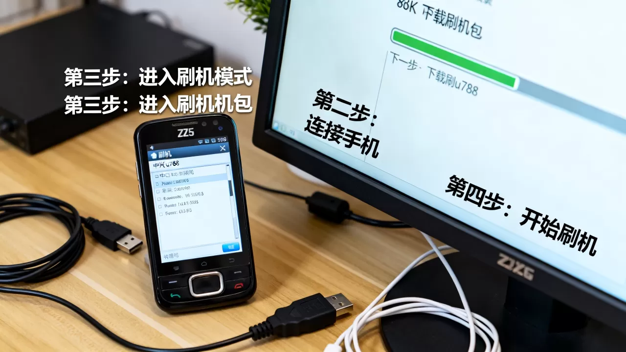 中兴u788怎么刷机，刷机教程步骤详解