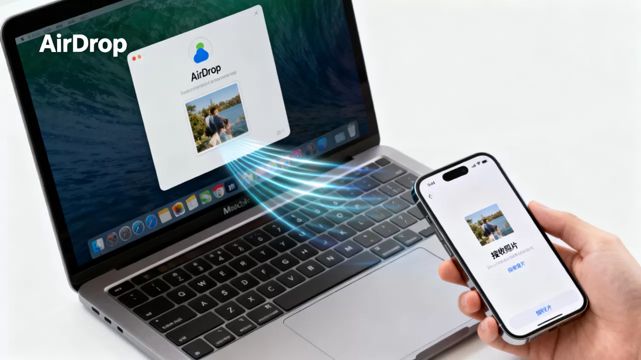 电脑里的照片怎么传到iphone，电脑照片如何无线传iphone