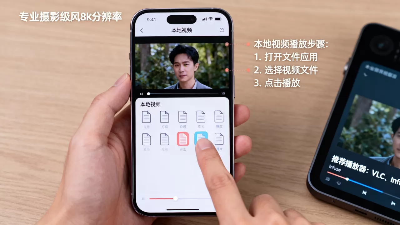 iphone视频播放器本地视频如何播放？，视频播放器哪个好