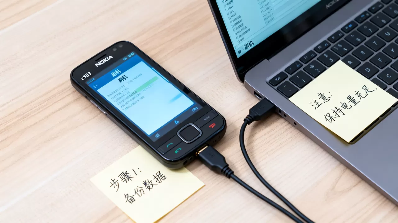 诺基亚c503怎么刷机，刷机失败变砖怎么办？