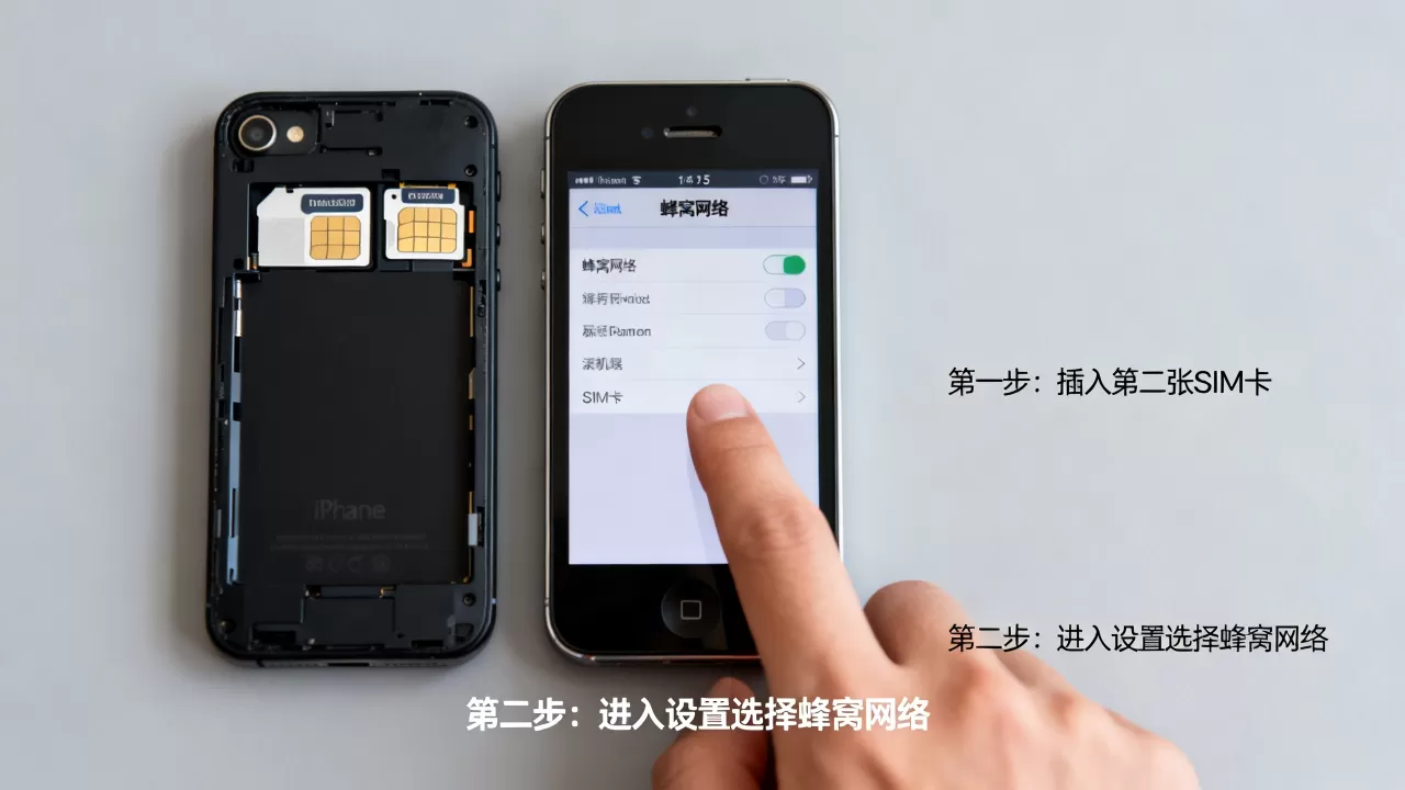 iphone5双卡双待怎么设置？, iphone5双卡双待怎么用？