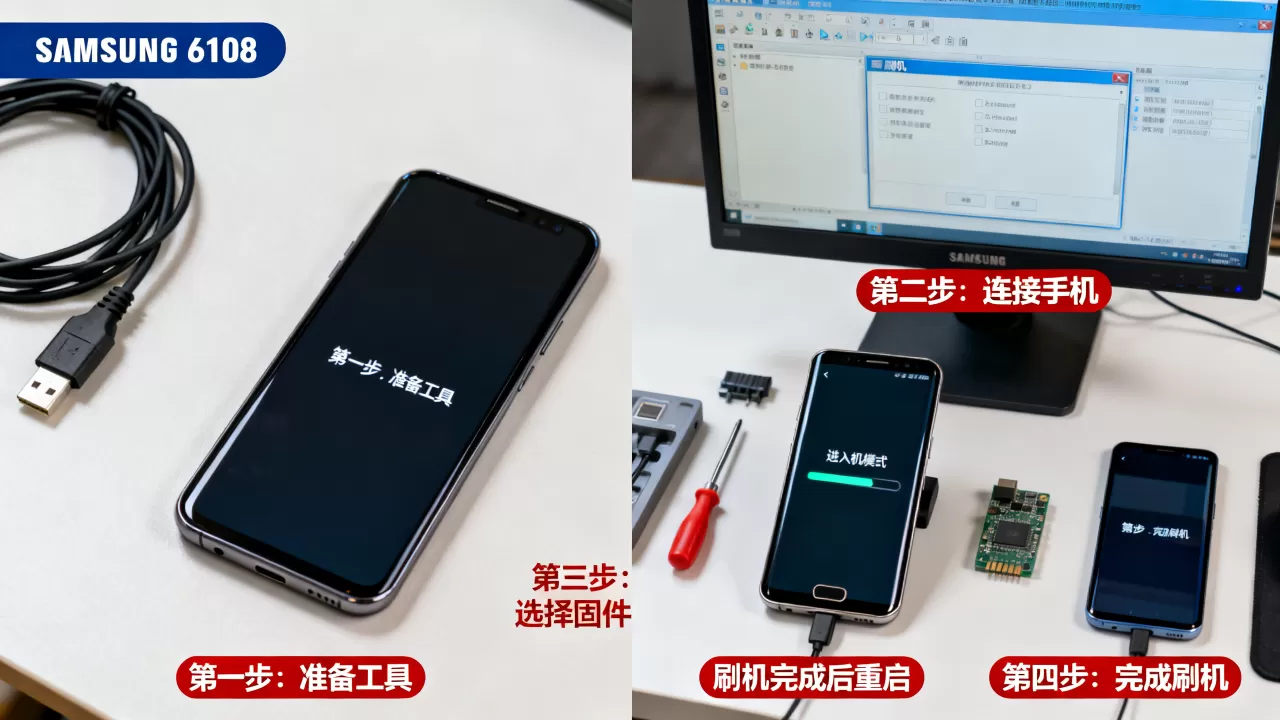 三星6108怎么刷机最简单？，三星6108刷机详细步骤教程